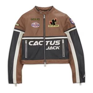 Jordan x Travis Scott Leather Jacket